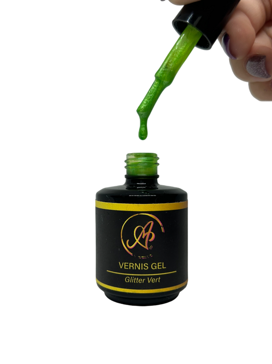 Semi permanent Glitter vert